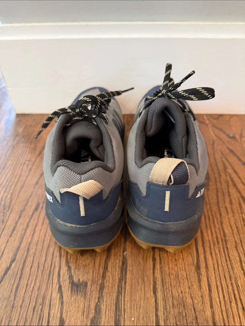 adidas Terrex Grey, Navy & Black Trail Sneakers- Size 9